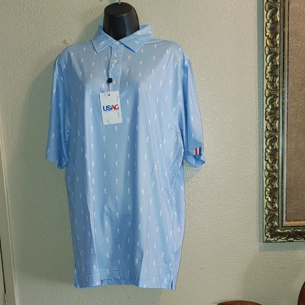 USAG Light Blue Men's Shirt